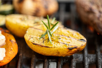 grilled potato