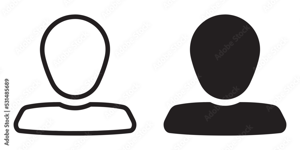 Poster ofvs134 outlinefilledvectorsign ofvs - avatar vector icon . isolated transparent . customer service 