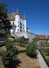 Fototapeta na wymiar Nyon Castle, canton of Vaud, Switzerland