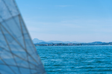 sailing on lake chiemsee