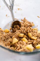 Apple oatmeal cookies