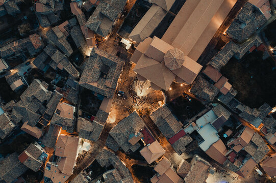 Alleys of an ancient Italian medieval village