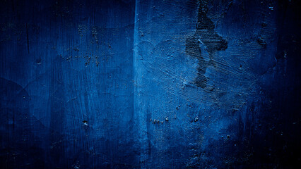 dark blue grungy abstract cement concrete wall texture background