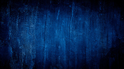 dark blue grungy abstract cement concrete wall texture background