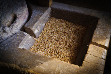 grain in a mill © hansenn