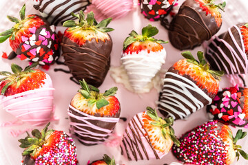 Chocolate dipped strawberries