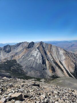 View from Mount Borah hike, Challis National Forest