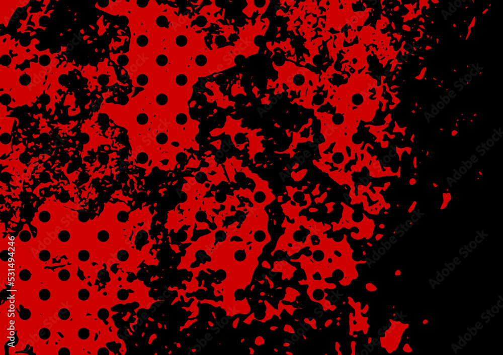 Poster random spotted abstract background effect, many dots. simple design. vector