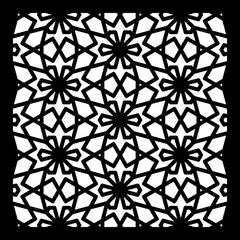 Square Decorative Coaster Design. Laser Cut Coaster. Laser Cutting Panel. Pattern Design
