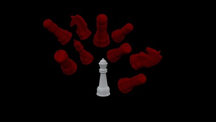 The queen always wins. The queen is strong. The team is the spirit of freedom. The Queen leads.