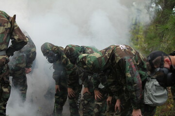 Fototapeta premium US Marines Training.