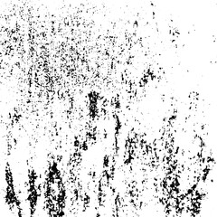 Rough dirty overlay texture. Rusty metal grunge background. Distress backdrop of rusted steel surface stylized image. Corrosion effect in black and white colors. Scalable EPS8 vector illustration.