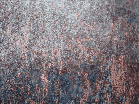 Rusty metal abstract background. Texture of rusted steel surface. Abstract grunge backdrop of aged dirty iron. Stylized image of eroded metallic plate. Scalable vector illustration in EPS8.