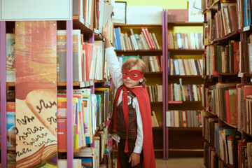 little hero in library