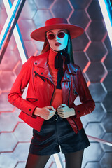 trendy leather style
