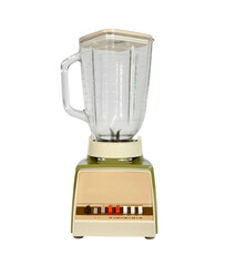 Vintage blender from the 1960's isolated.