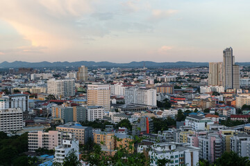 Fototapeta na wymiar Thailand pattaya city view