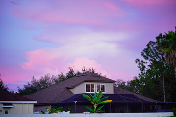 Beautiful colorful sun set cloud 