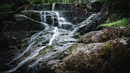 Skuleskogen Waterfall Sweden 