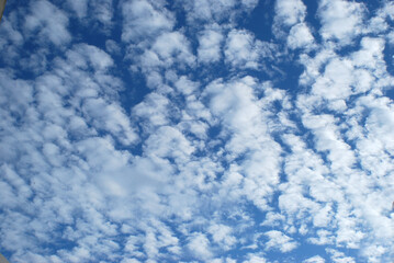 Blue sky with clouds