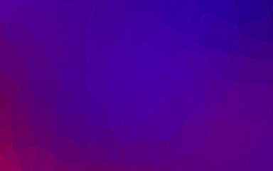 Fototapeta premium Dark Purple vector blurry triangle template.