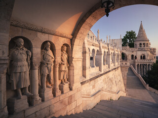 Fototapeta premium Fisherman's Bastion, Budapest in the morning