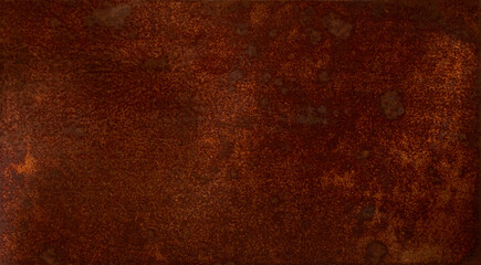 Grunge rusted metal texture, rust, oxidized metal design background in beautiful, warm atmosphere, red and orange colours and light