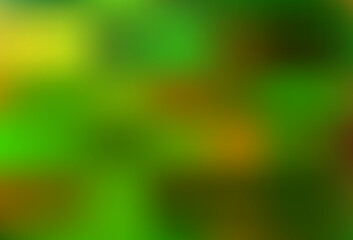 Fototapeta na wymiar Light Green, Yellow vector blurred bright template.