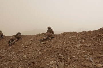 US Marines deployed to Afghanistan