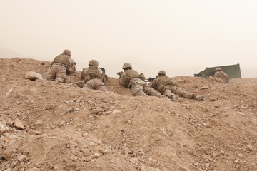 US Marines deployed to Afghanistan