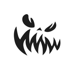 Obraz premium Pumpkin smile. PNG. 