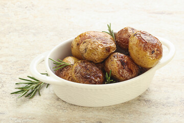 Roasted baby potato with rosemary