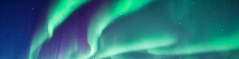 Crédence de cuisine en verre imprimé Aurores boréales Northern Lights. Aurora borealis with starry in the night sky. Gaming RPG background and texture. Game asset  