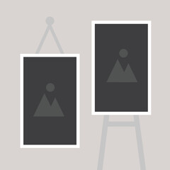 Frame template vector illustration