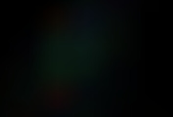 Dark Black vector modern bokeh pattern.