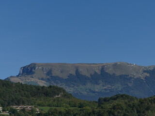 Teil des Monte Baldo, Gardasee, Italien