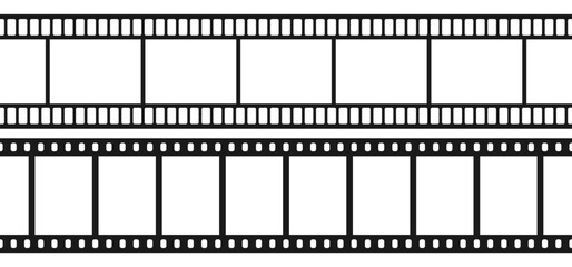 Set of seamless film strips