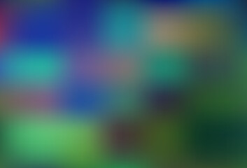 Dark Blue, Green vector abstract blurred background.