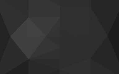 Fototapeta premium Dark Silver, Gray vector triangle mosaic cover.