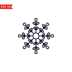 Snowflake icon,winter symbol Vector