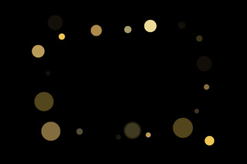 Gold glitter confetti, great design for any purpose. Party decor.