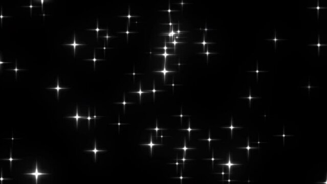 キラキラ 星 大 白