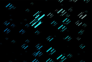 Dark BLUE vector backdrop with long lines.