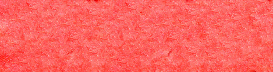 Banner, background with pulp red ripe watermelon.