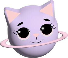 3d cat character design