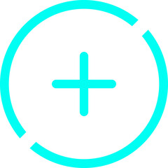 Obraz premium Add, plus flat icon