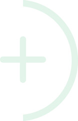 Fototapeta premium Add, plus flat icon