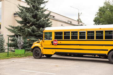school bus, transport, outside, schoolbus