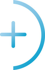 Obraz premium Add, plus flat icon