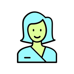 assistance concept line icon. Simple element illustration. assistance concept outline symbol design.